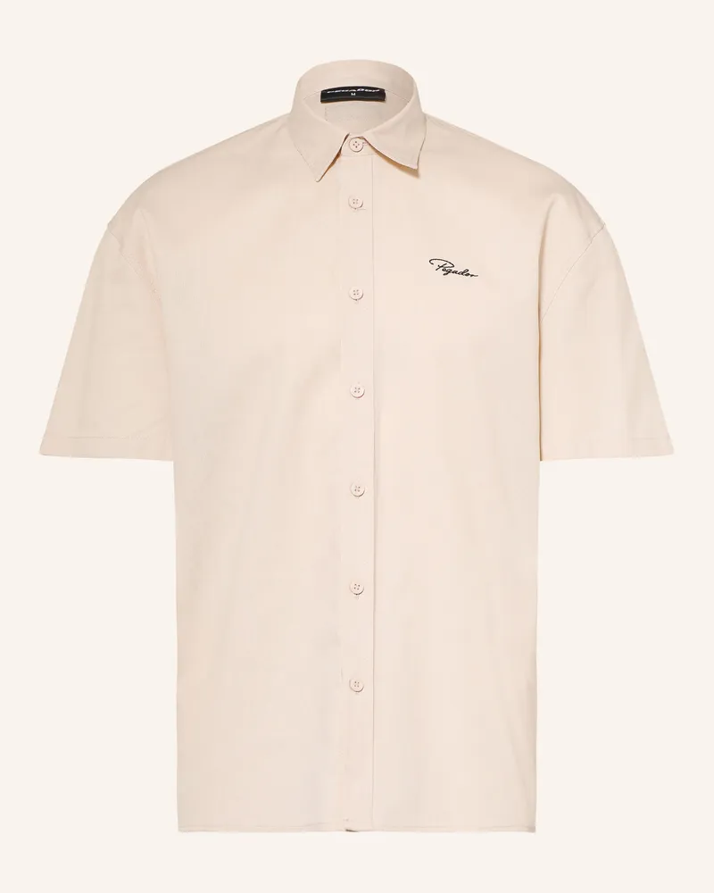 PEGADOR Kurzarm-Hemd Pelago Comfort Fit beige Creme
