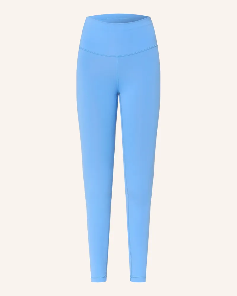 LULULEMON Tights WUNDER TRAIN HR 25IN Blau