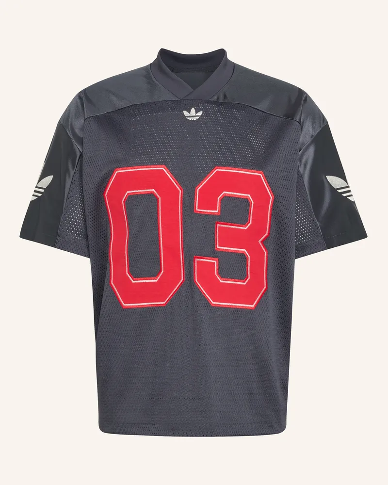 adidas T-Shirt Originals Football Jersey grau Dunkelgrau