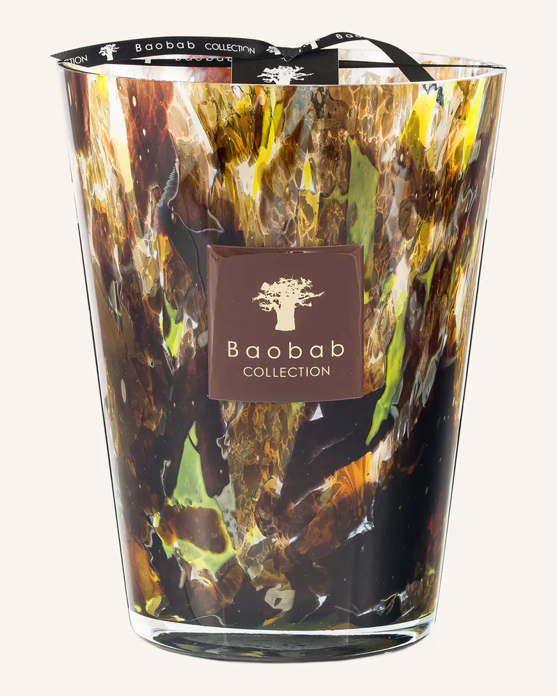 Baobab Collection Duftkerze Halona Yellow World schwarz Braun