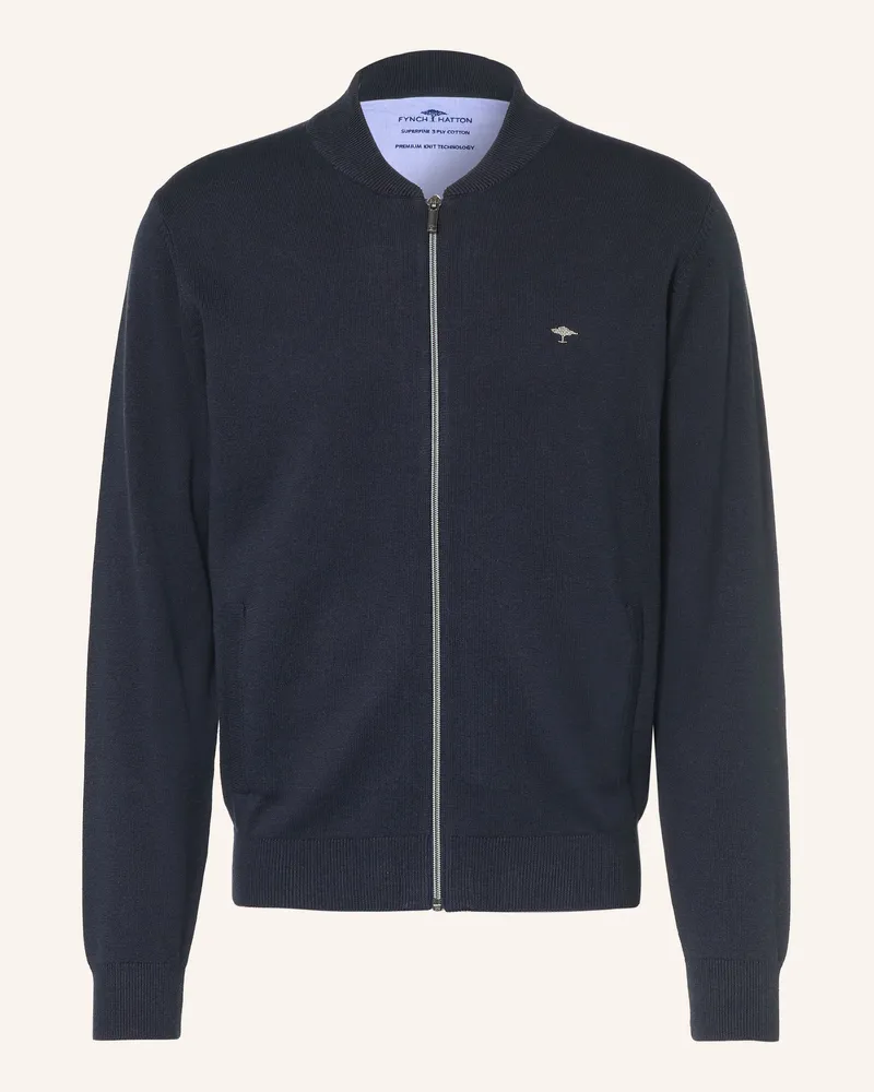 Fynch-Hatton Strickjacke blau Dunkelblau