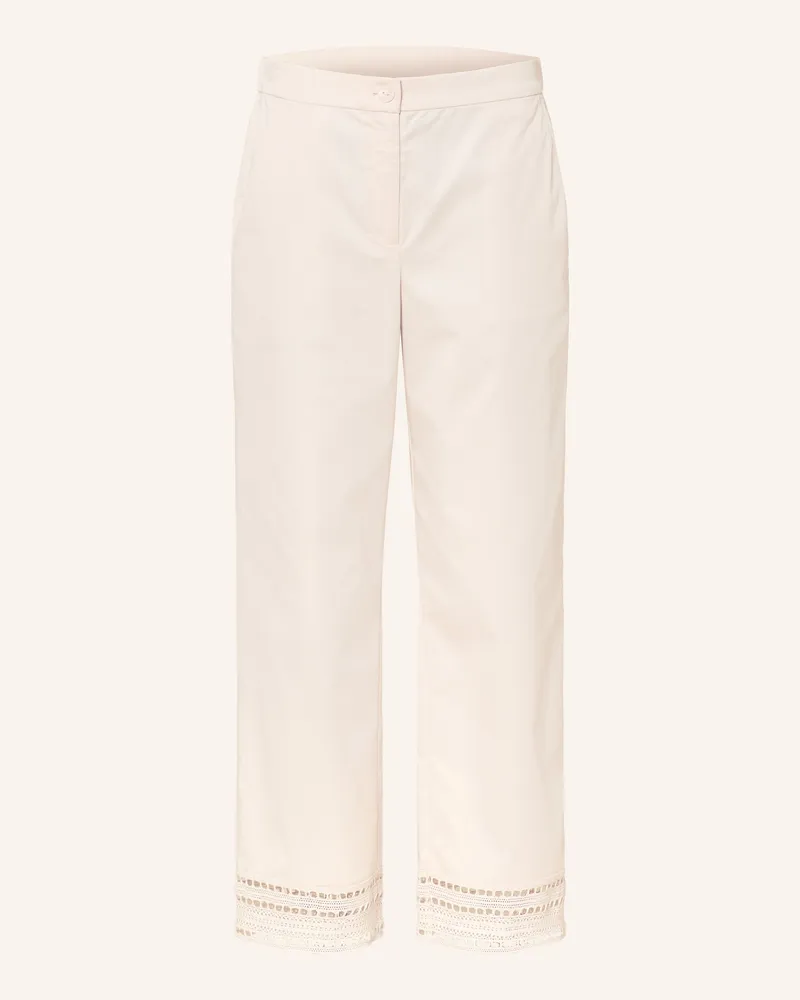 Elena Mirò 7/8-Hose Mit Spitze beige Beige
