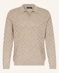 Maerz Strick-Poloshirt Beige