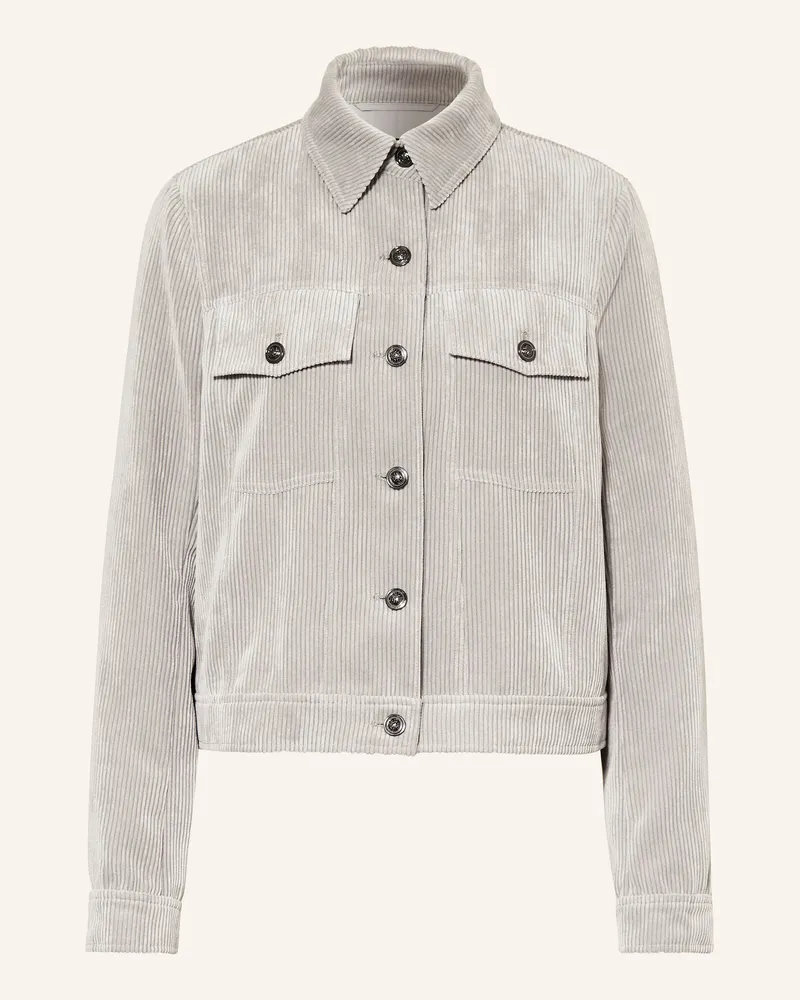 MARC AUREL Cordjacke Hellgrau