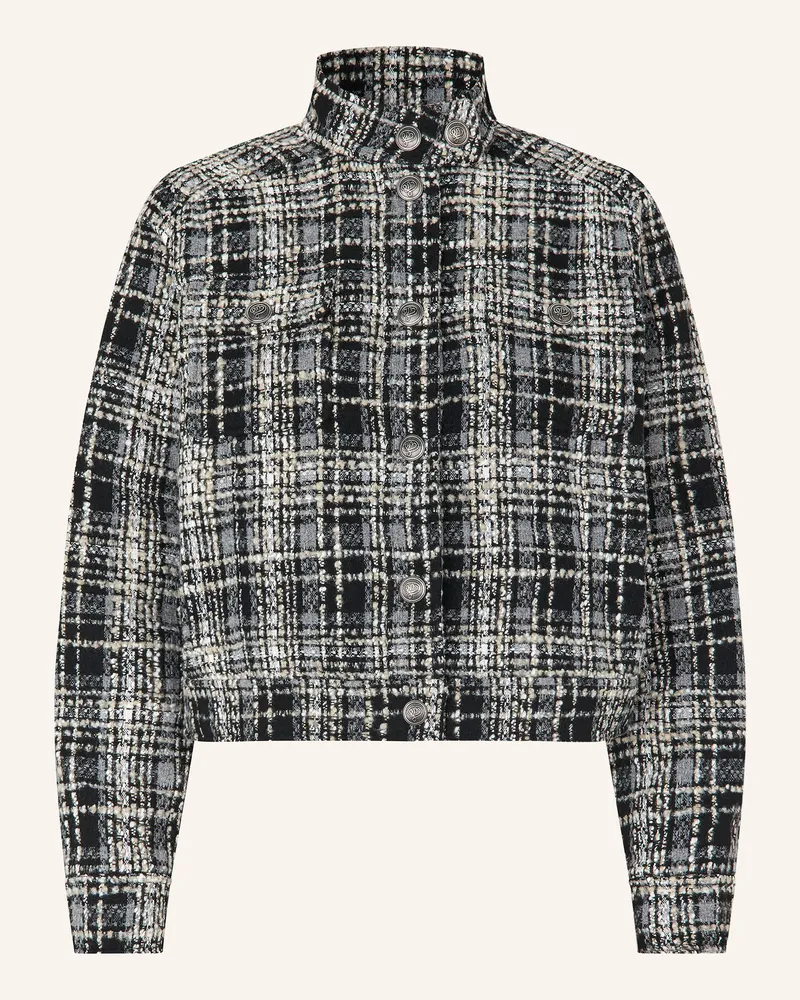 Kudibal Kastenjacke Wilma Aus Tweed schwarz Schwarz