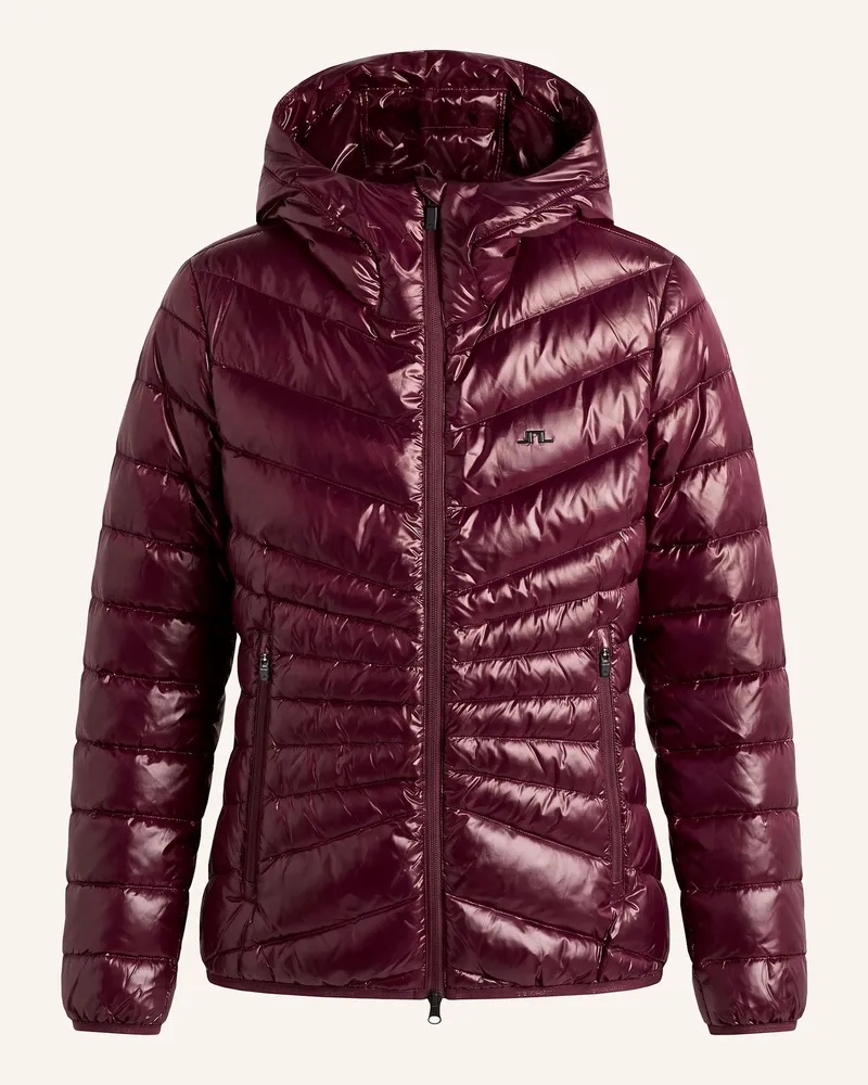 J.Lindeberg Hoodie rot Rot
