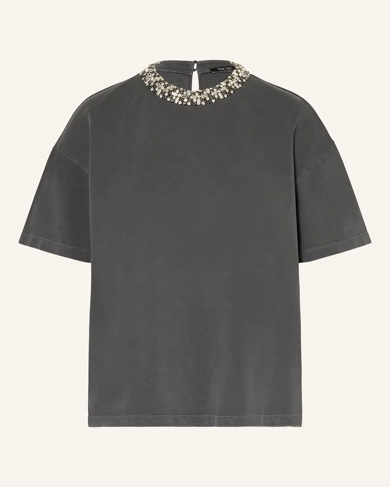 MARC AUREL T-Shirt mit Schmucksteinen Grau