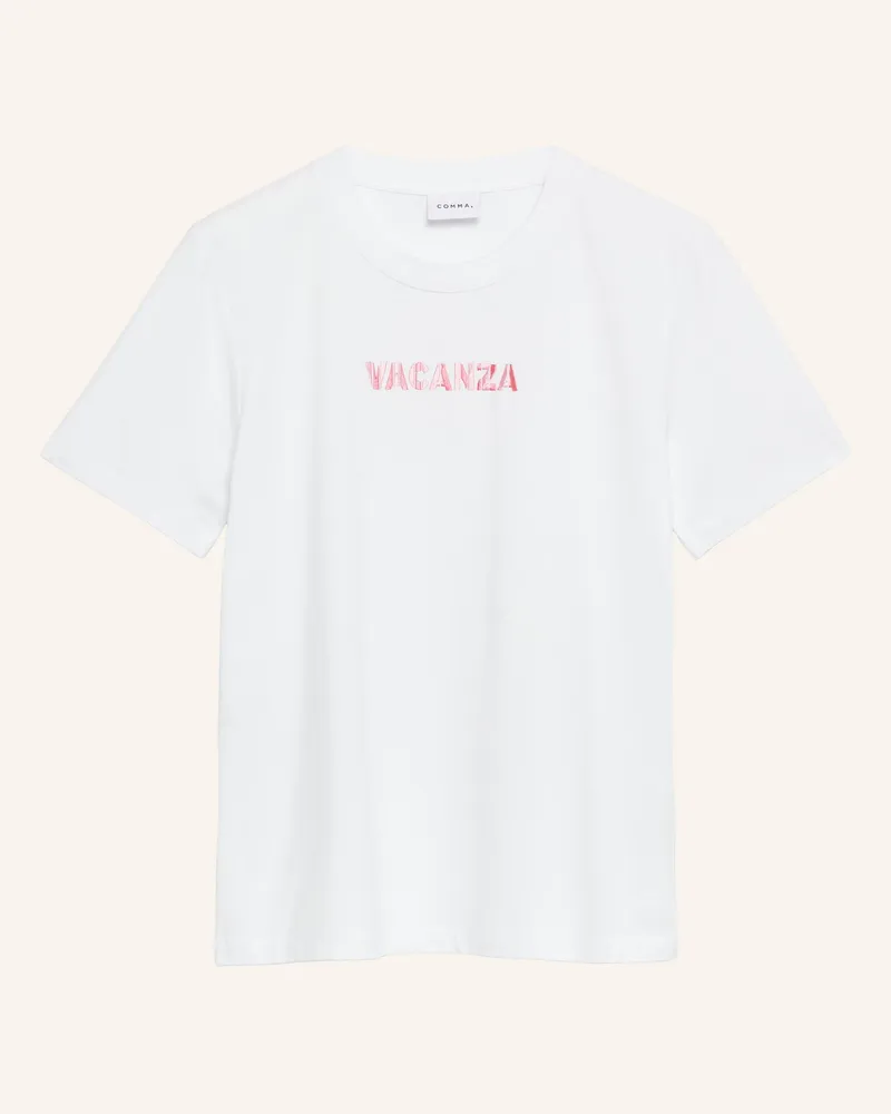 COMMA T-Shirt weiss 