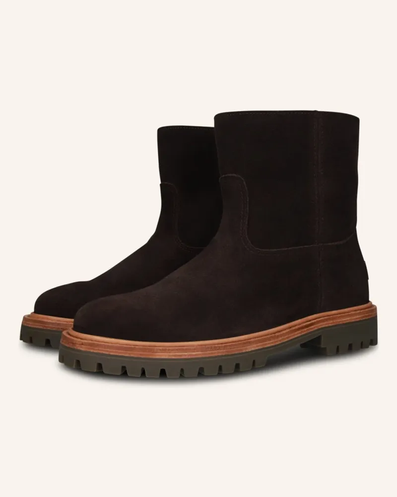 Blackstone Schnürboots braun Dunkelbraun