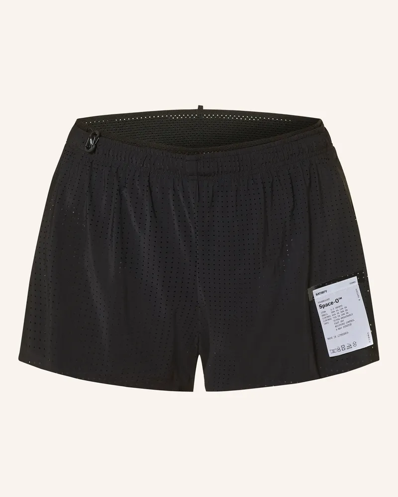 Satisfy 2-In-1-Laufshorts Space‑O™ 2.5" schwarz Schwarz