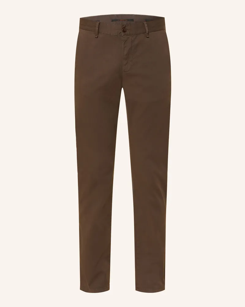 Alberto Chino LOU-GABARDINE Regular Fit Dunkelbraun