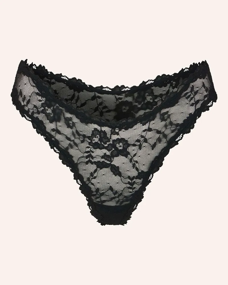 SKIMS String Stretch Lace schwarz Soot