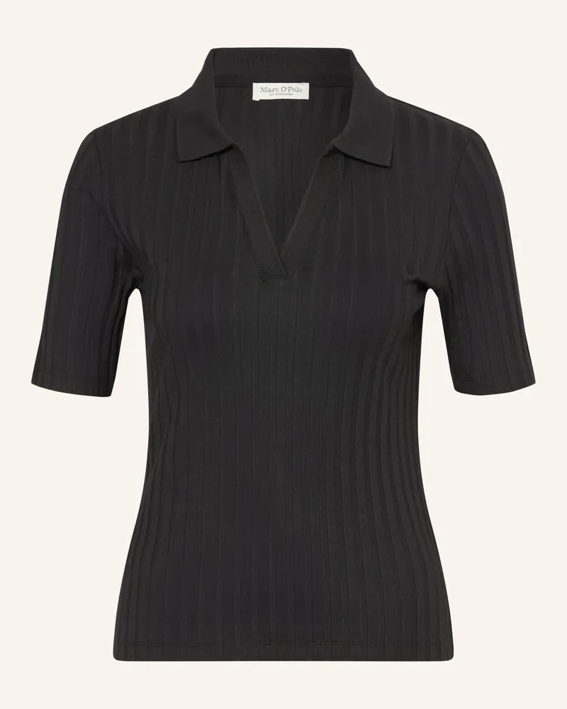 Marc O'Polo Jersey-Poloshirt schwarz Schwarz