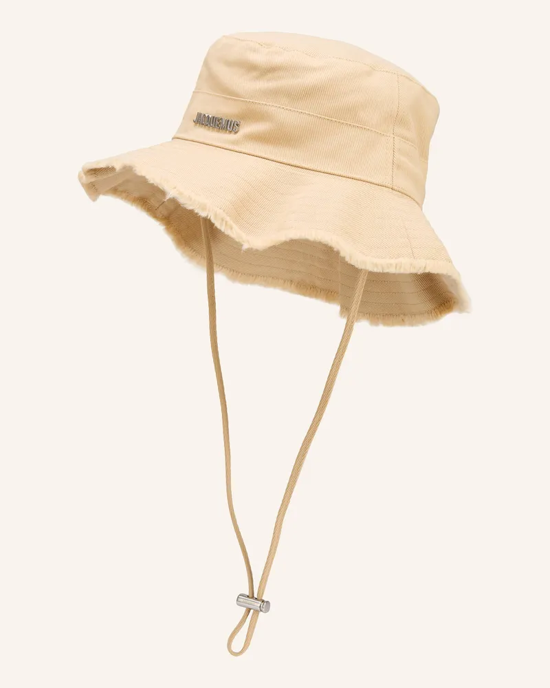Jacquemus Bucket-Hat LE BOB ARTICHAUT Hellbraun