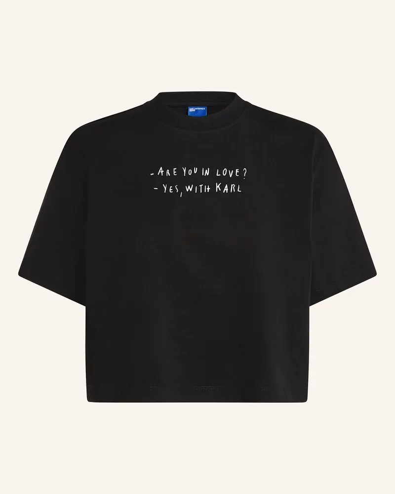 Karl Lagerfeld T-Shirt schwarz Schwarz