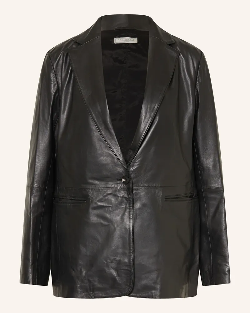 Antonelli Firenze Lederblazer GRAPPA Schwarz