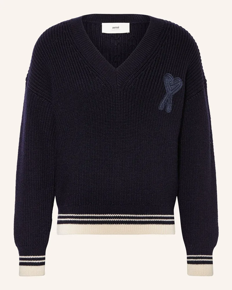 AMI Paris Pullover Dunkelblau