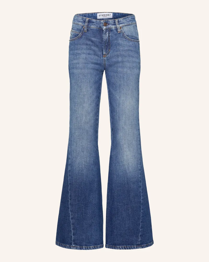 Cambio Flared Jeans Fabienne blau 5077