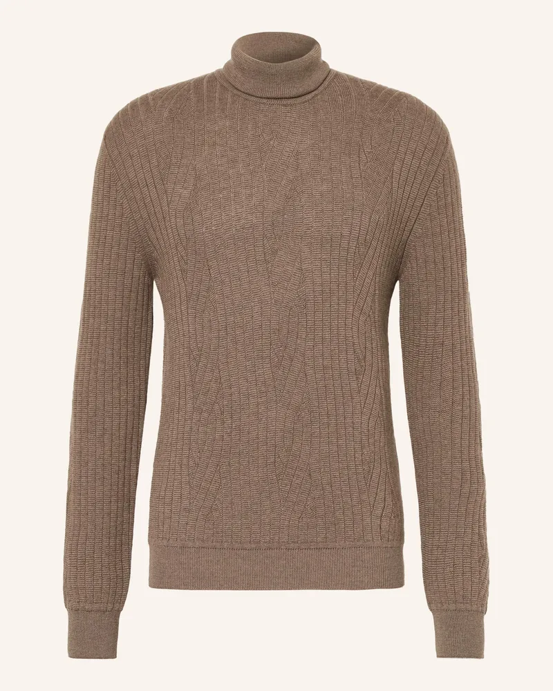 Brioni Rollkragenpullover Braun