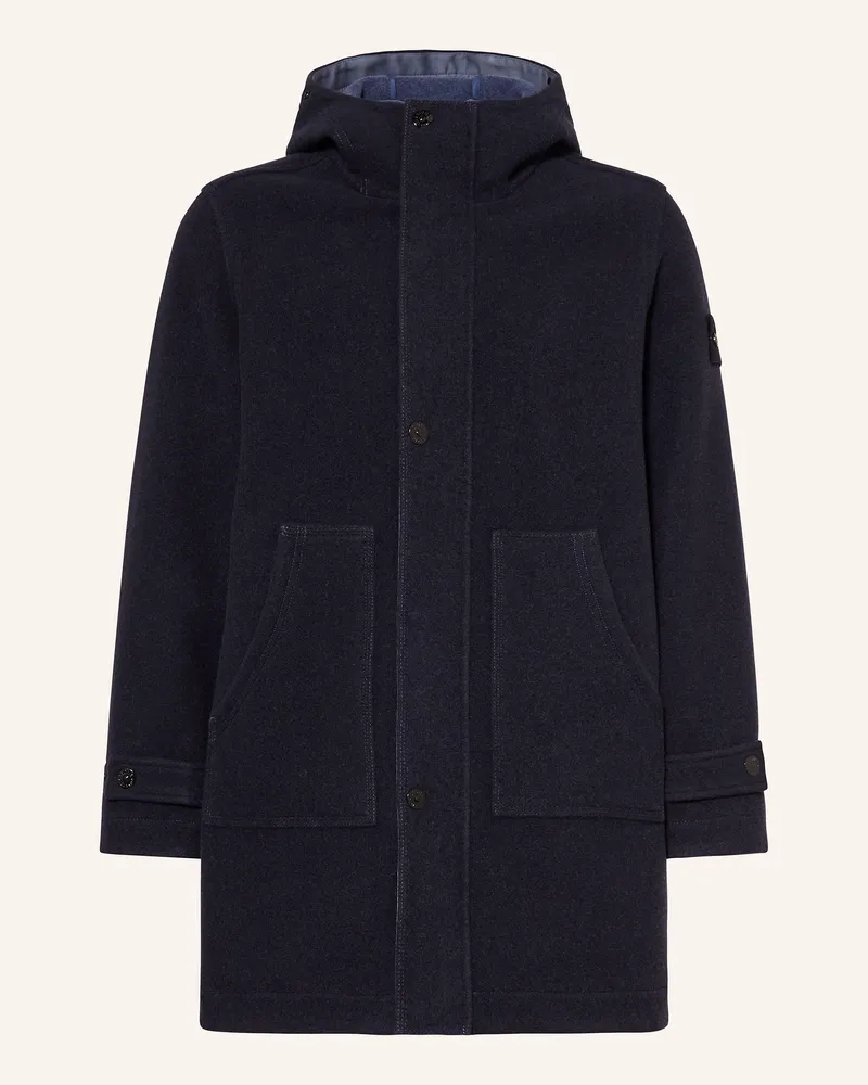 Stone Island Mantel Panno blau Dunkelblau