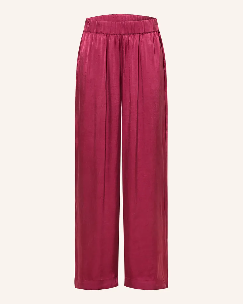 MOSS COPENHAGEN Satinhose Mschshaelan rot Rot