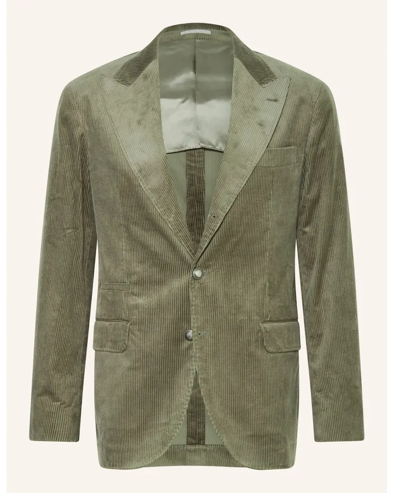 Brunello Cucinelli Cordsakko Regular Fit Gruen