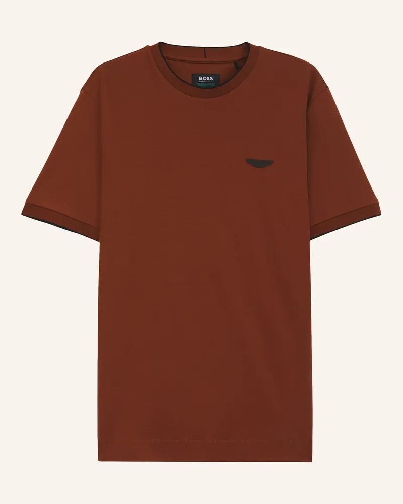 HUGO BOSS T-Shirt C-Thompson 80_Am Regular Fit braun 