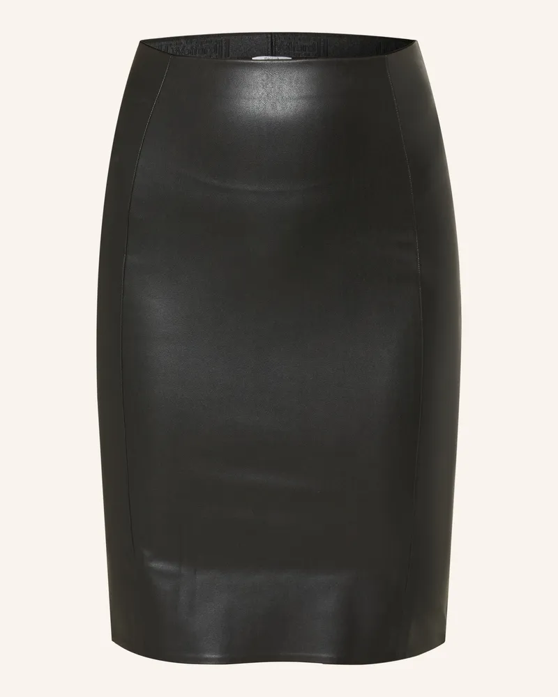 Wolford Rock Jenna In Lederoptik schwarz Schwarz