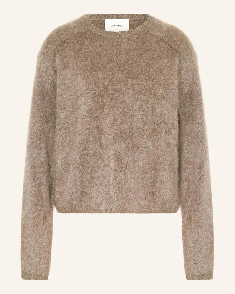 Lisa Yang Cashmere-Pullover LEXIA Hellbraun