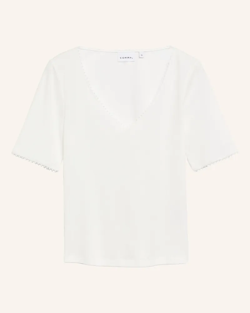 COMMA T-Shirt weiss 