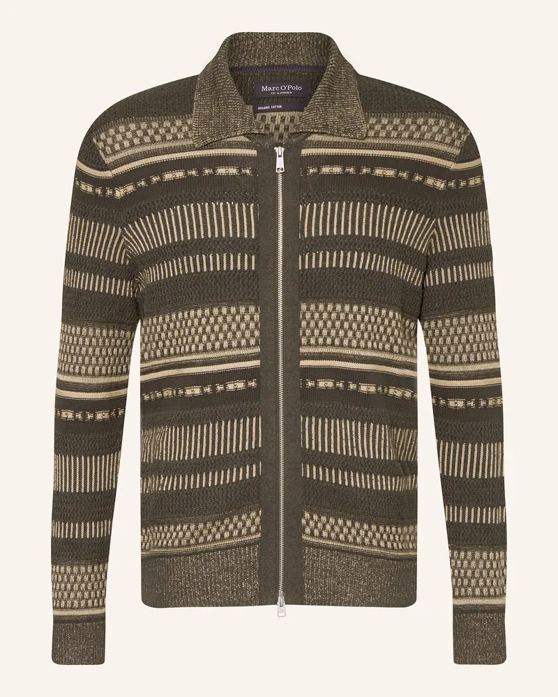 Marc O'Polo Strickjacke Khaki