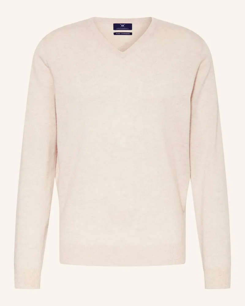 Strokesman's Cashmere-Pullover Beige