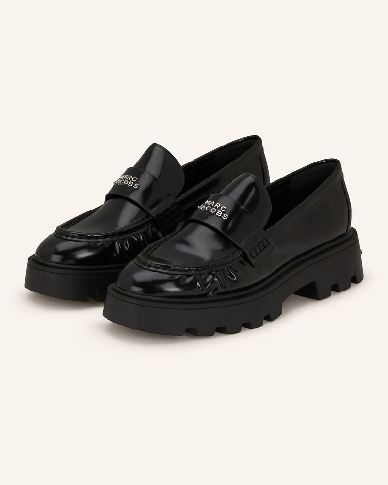 Marc Jacobs Plateau-Loafer THE FRANKIE LOAFER Schwarz