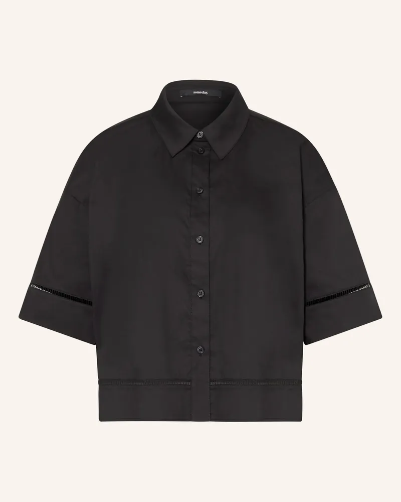 someday. Hemdbluse Zlana schwarz Schwarz