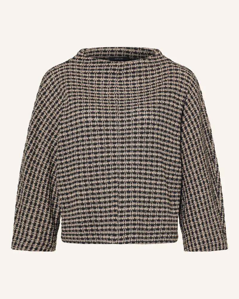 OPUS Pullover Gumunu Mit 3/4-Arm schwarz Schwarz