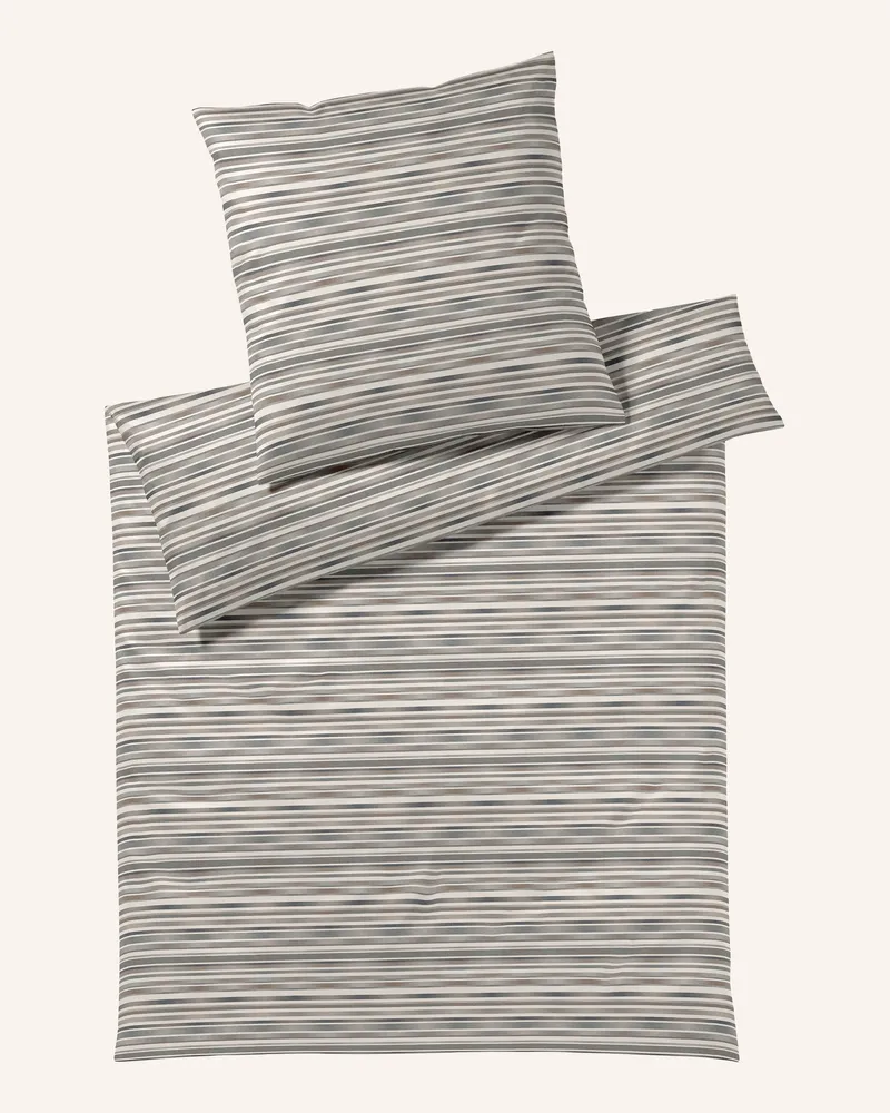 elegante Bettwäsche Desire braun Creme