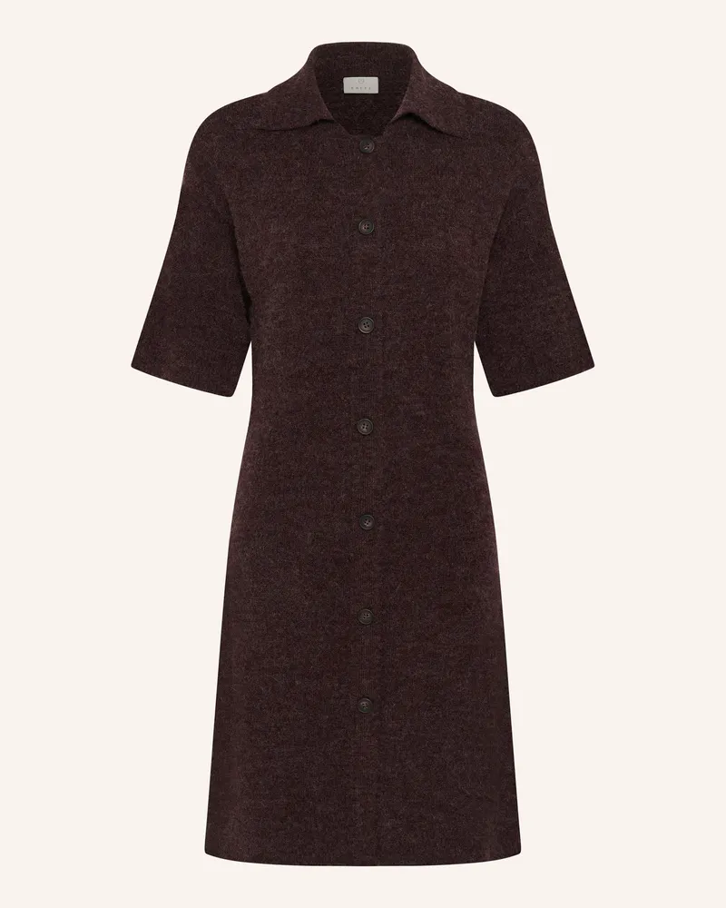 Kaffe Strickkleid Kasigne rot Braun