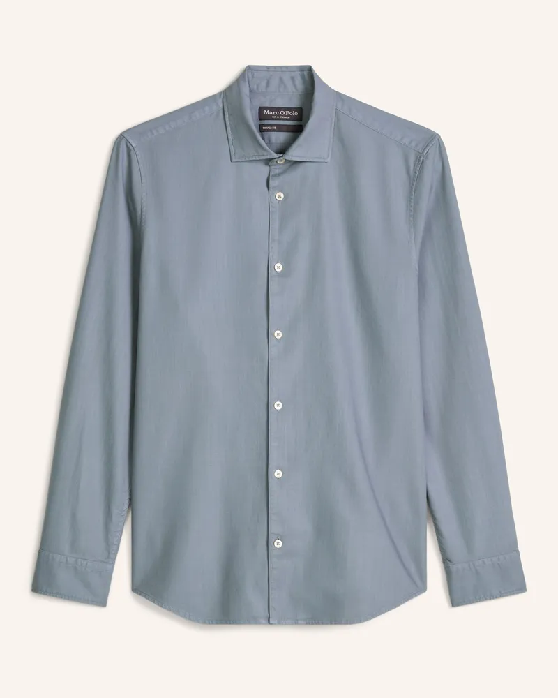 Marc O'Polo Hemd blau Hellblau