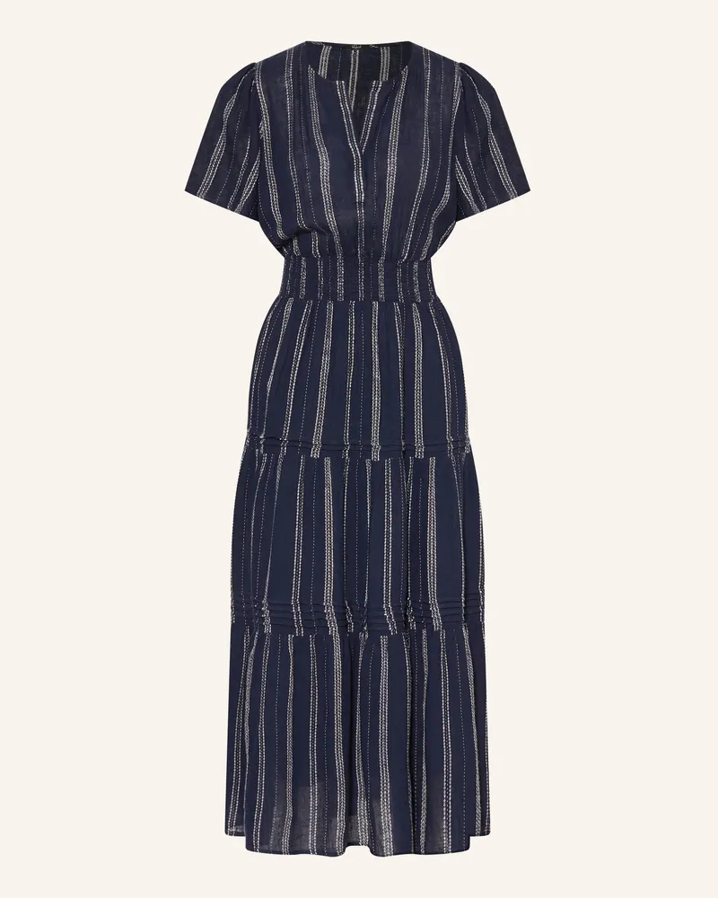 RAILS Kleid Cannes Mit Leinen blau Dunkelblau