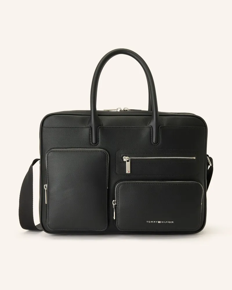 Tommy Hilfiger Laptop-Tasche schwarz Schwarz