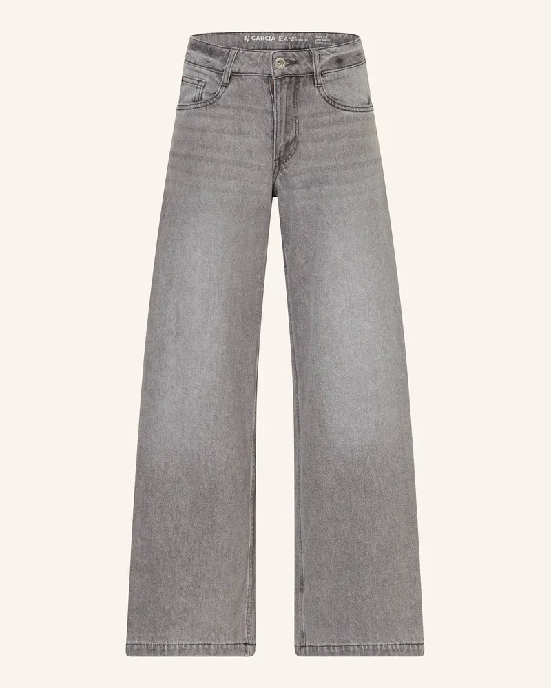 Garcia Jeanswear Jeans Wide Fit Dunkelgrau