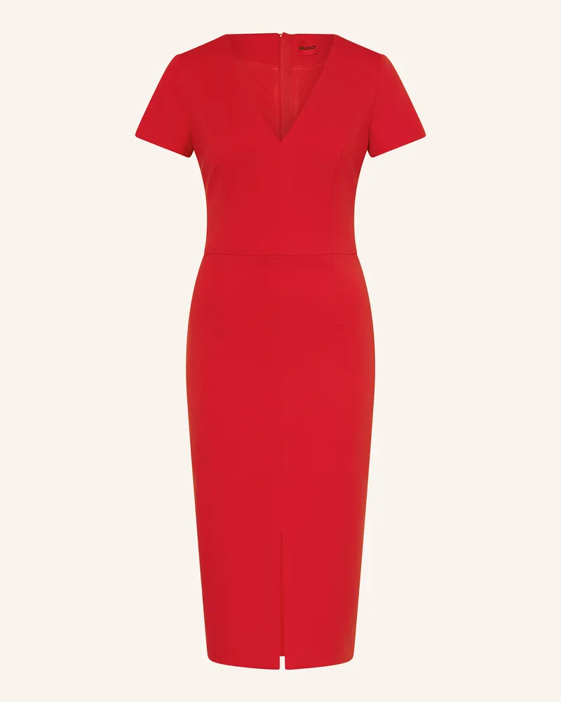 HUGO BOSS Etuikleid KALAMARA Rot