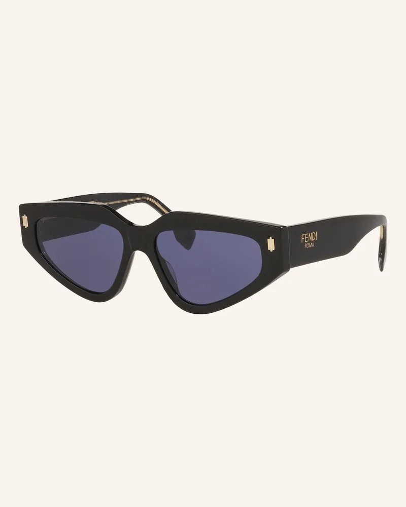 Fendi Sonnenbrille Fendi Roma fe40163u schwarz 1100b1