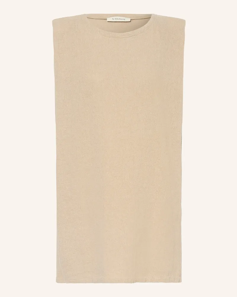 by Aylin Koenig Kleid Debbie Petite Aus Leinen beige Beige