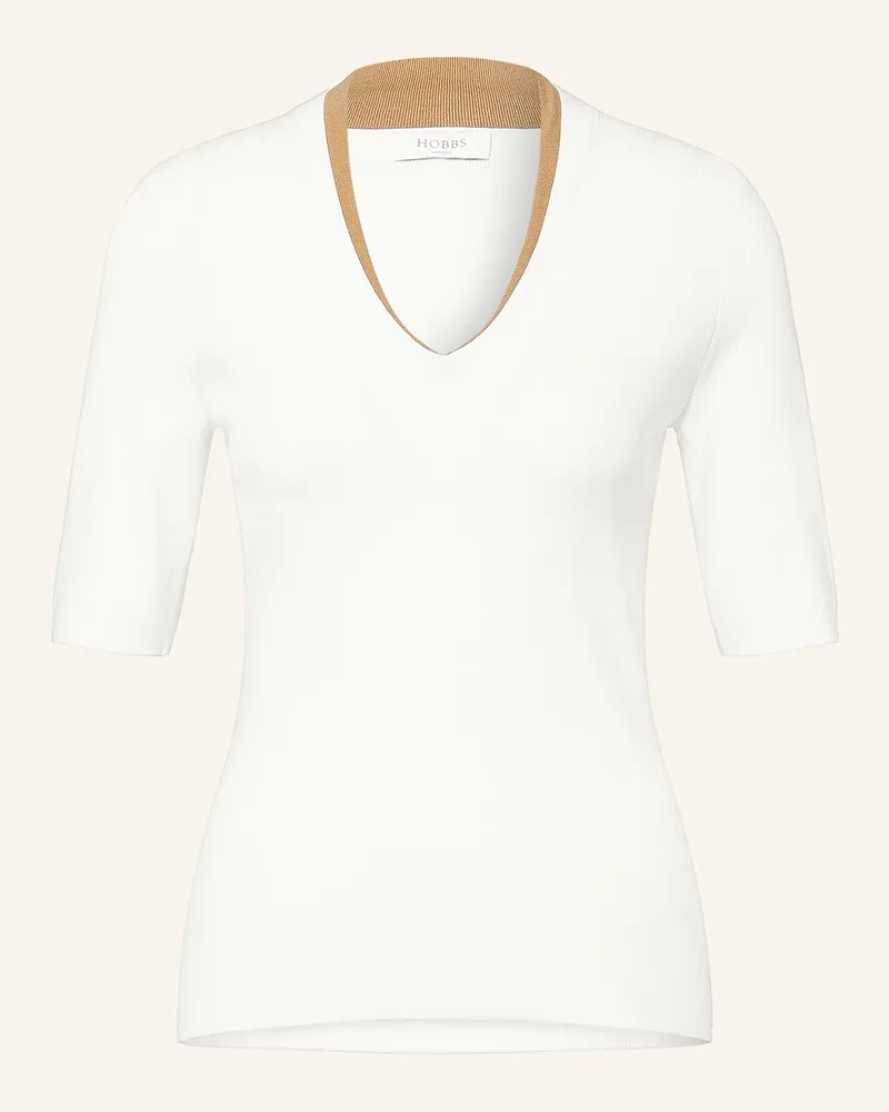 HOBBS London Strickshirt Scarlett weiss Creme