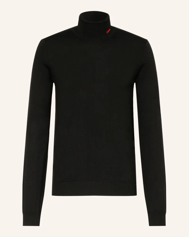 HUGO BOSS Rollkragenpullover San Thomas schwarz Schwarz