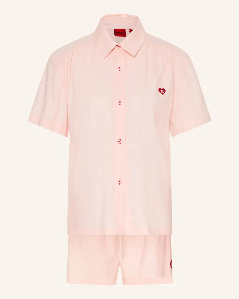 HUGO BOSS Shorty-Schlafanzug Dreem rosa Rosa