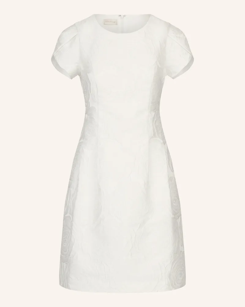 Apart kurzes Jacquardkleid Creme
