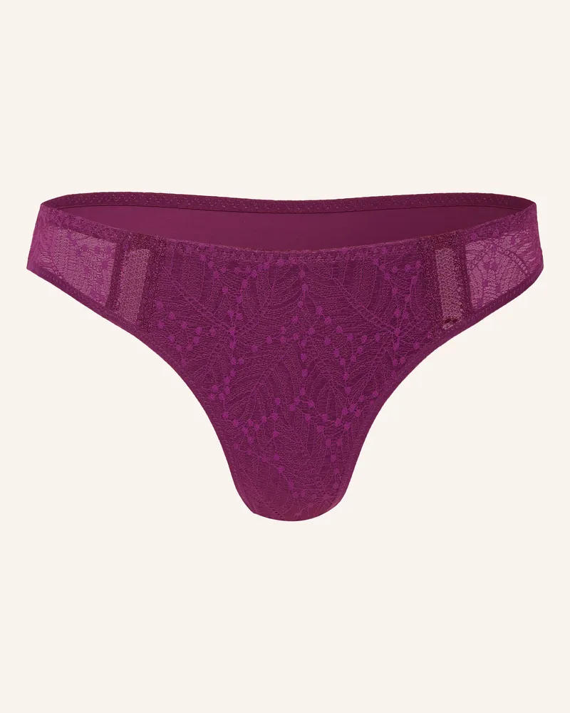 Simone Pérèle Slip Comète rot Dunkellila