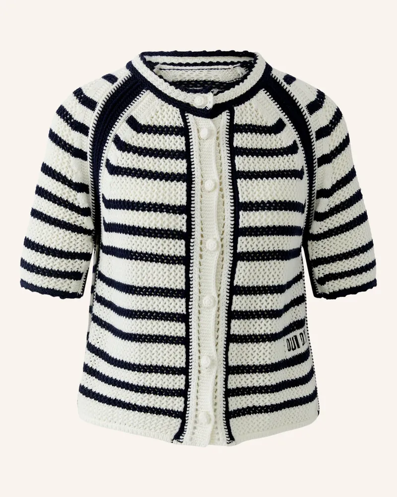 Oui  Strickjacke Weiss